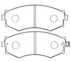 Má phanh xe HYUNDAI – MATRIX 2009-, MATRIX 2005-2008 FC, BLUEBIRD/ALTIMA L31 02-10, ALMERA/SUNNY N16 01-08, ELANTRA 2001-2006 XD, MATRIX 2001-2006 BE, PRIMERA P11 96-01, ELANTRA COUPE LANTRA II 95-99 J2, MAXIMA/CEFIRO A32 94-98, BLUEBIRD/ALTIMA 93-01 U13 U14 L30, SONATA 89-98,