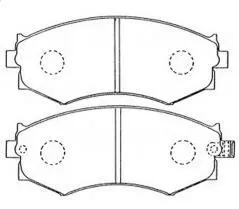 Má phanh xe HYUNDAI – MATRIX 2009-, MATRIX 2005-2008 FC, BLUEBIRD/ALTIMA L31 02-10, ALMERA/SUNNY N16 01-08, ELANTRA 2001-2006 XD, MATRIX 2001-2006 BE, PRIMERA P11 96-01, ELANTRA COUPE LANTRA II 95-99 J2, MAXIMA/CEFIRO A32 94-98, BLUEBIRD/ALTIMA 93-01 U13 U14 L30, SONATA 89-98,