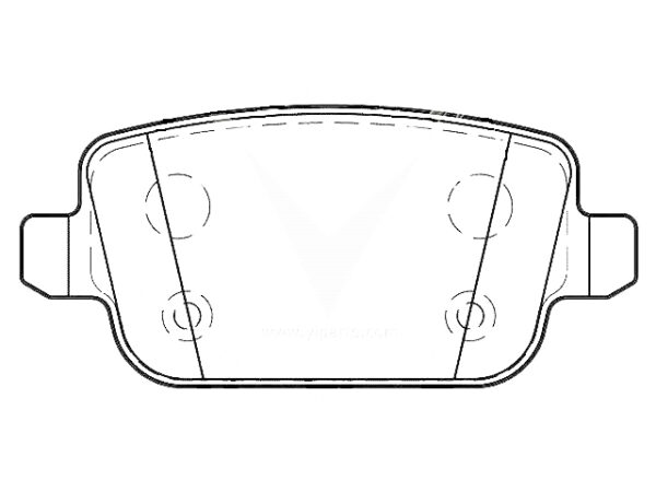 Má phanh xe FORD - MONDEO III MK4 FACELIFT 2010-2014 [CD345], FOCUS II 2008-2011 DA, ESCAPE/KUGA C394 08-12, MONDEO IV MK4 2007-2010 [CD345], FREELANDER II L359 2007-2015, S-MAX MPV 2006-2014, XC90 2002-2014, GALAXY 2006-2015,