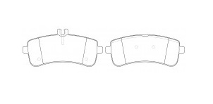 Má phanh xe BENZ – C-CLASS W205 2014-2021,