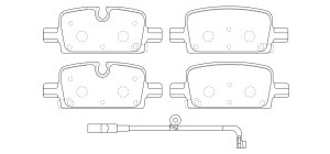 Má phanh xe CHEVROLET – SUBURBAN 12TH 2021-2022,