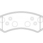 Má phanh xe DODGE - RAM 1500 IV PICKUP 2008-, DAKOTA 2005-2011, DURANGO 2004-2010 ND,