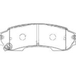Má phanh xe FORD - BRONCO VI (U725) 2021- USA TG1,