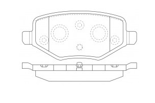 Má phanh xe FORD – EXPLORER 2011-2015 V U502,