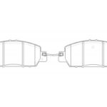 Má phanh xe HONDA - ACCORD 2018-2020, ACCORD 2016-2017,