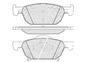 Má phanh xe HONDA – CIVIC 2014-2016 ASIA IX FK, CIVIC 2014 USA, ACCORD VII (CU) 08-15,