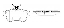 Má phanh xe PEUGEOT – 508 2010-2018, 308 T7 2007-2013, C-QUATRE 2009 SEDAN, C4 I 2004-2010,