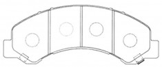 Má phanh xe MAZDA – TITAN 2005-2007, 600P ELF/NPR/NKR 04-08, FORWARD 08 700P NHR/ELF/NMR/NPR,