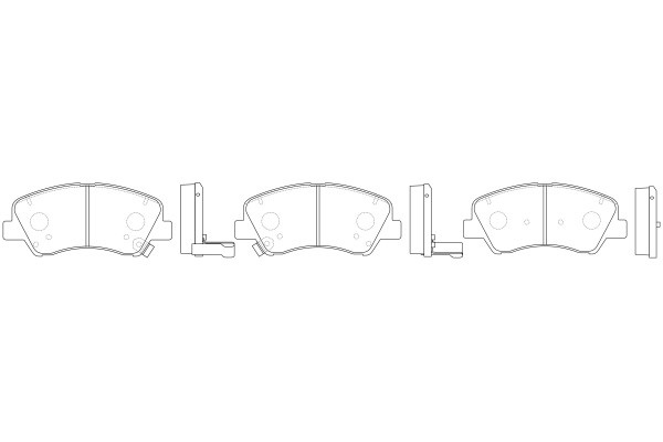 Má phanh xe HYUNDAI – i20 III 2020- BI3, KX1/STONIC 2017-, i20 2014-2017 GB,