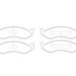 Má phanh xe KIA - CARNIVAL SEDONA I(UP) 1999-2006, GRAND CHEROKEE 4.0 1993-1998, WRANGLER 1996-2006 TJ, CHEROKEE XJ/WAGONEER 1984-1996,