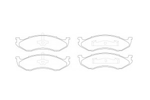 Má phanh xe KIA – CARNIVAL SEDONA I(UP) 1999-2006, GRAND CHEROKEE 4.0 1993-1998, WRANGLER 1996-2006 TJ, CHEROKEE XJ/WAGONEER 1984-1996,